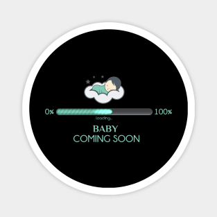 Baby coming soon Magnet